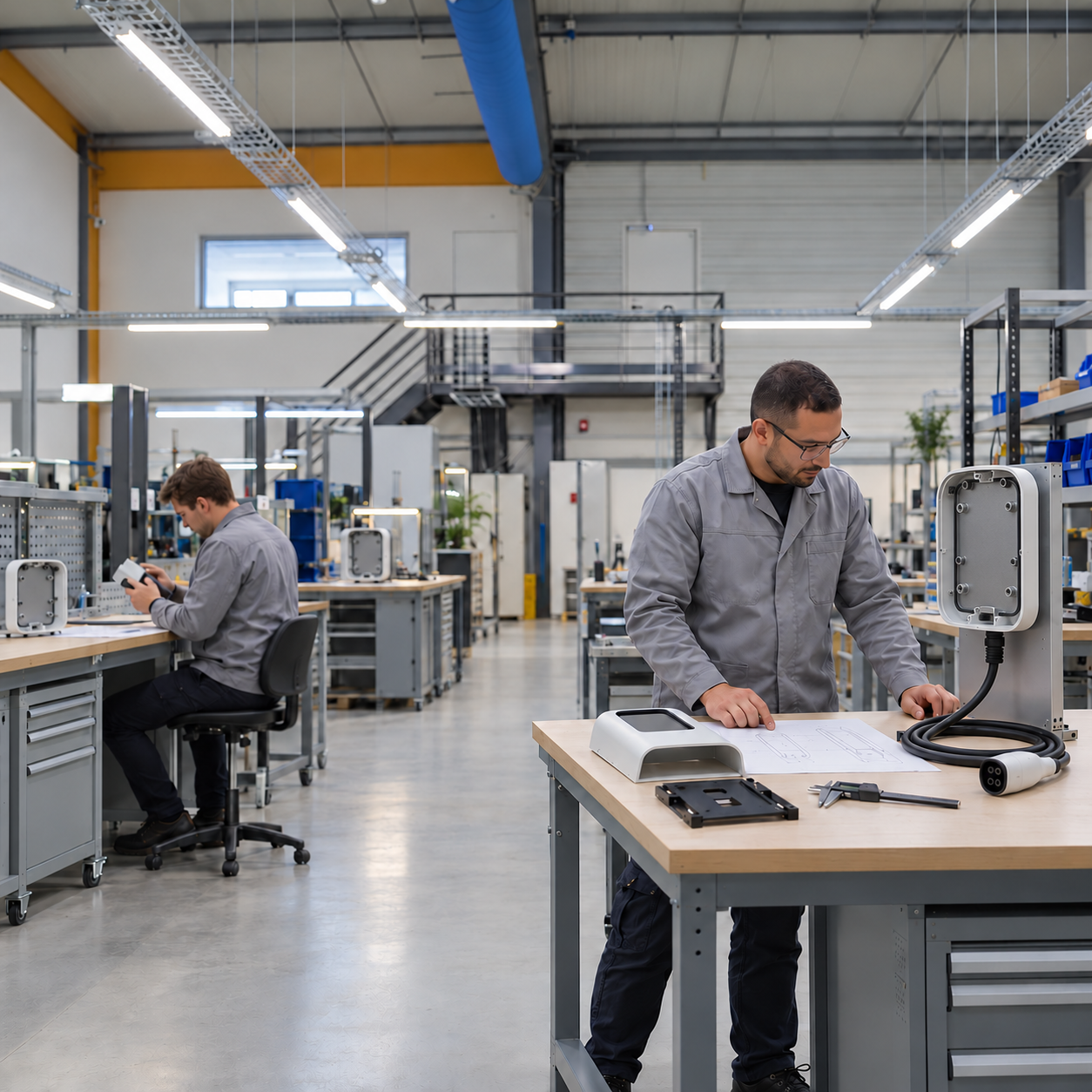 Fortis Drive EV charger production management